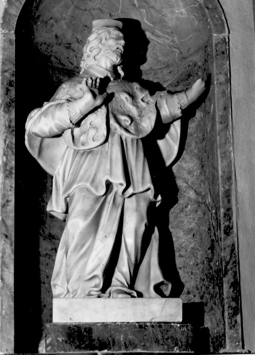 San Giovanni Nepomuceno (statua, opera isolata) - ambito italiano (metà sec. XVIII)