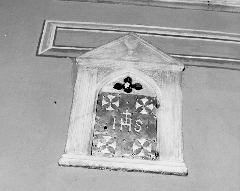 tabernacolo murale, opera isolata - ambito italiano (sec. XVI)