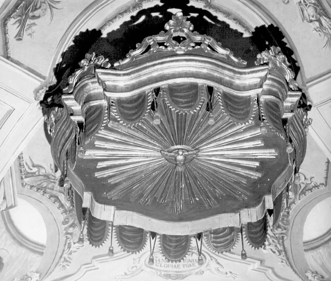 baldacchino d'altare, opera isolata - produzione italiana (sec. XIX)