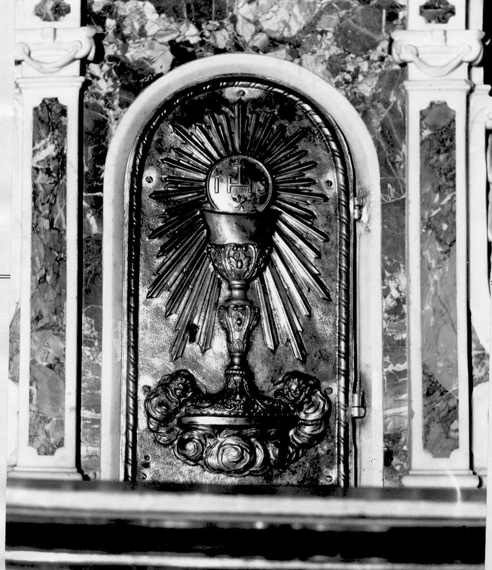 sportello di tabernacolo, elemento d'insieme - PRODUZIONE GENOVESE (sec. XIX)