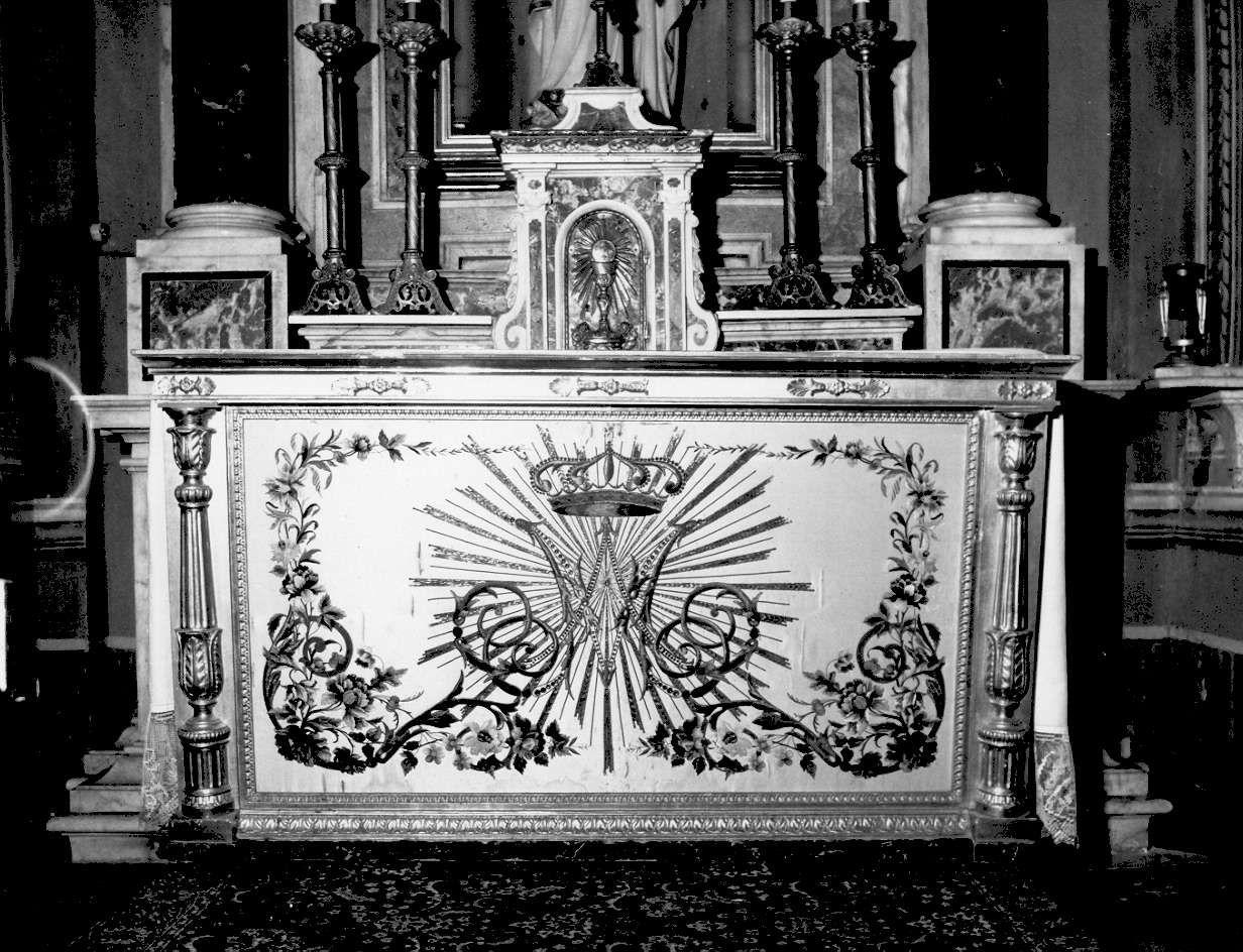 paliotto, opera isolata - ambito italiano (sec. XIX)