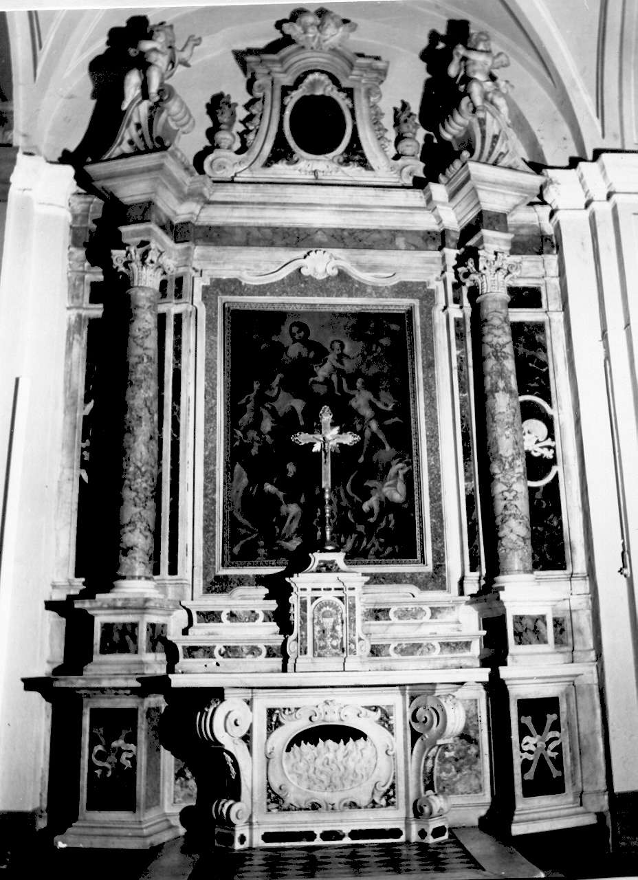 anime del purgatorio (altare, opera isolata) - ambito italiano (sec. XVIII)