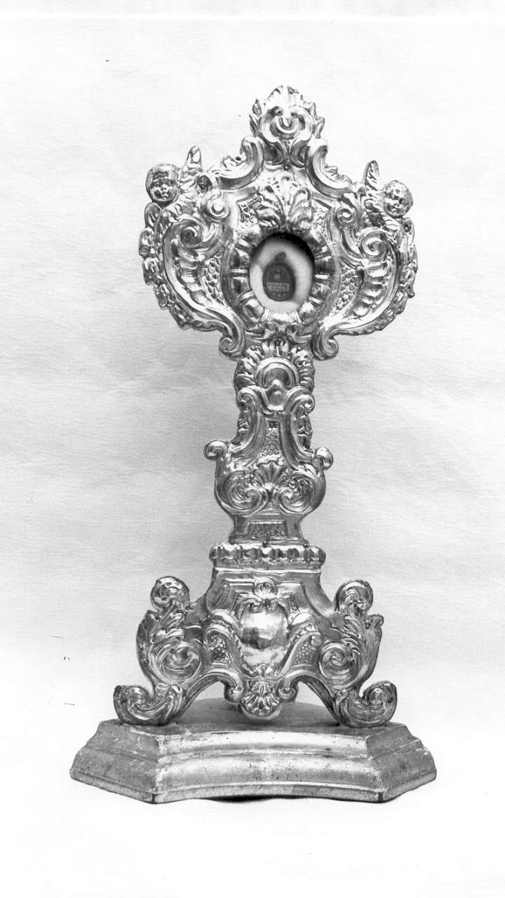 reliquiario - a ostensorio, opera isolata - PRODUZIONE LIGURE (sec. XVIII)