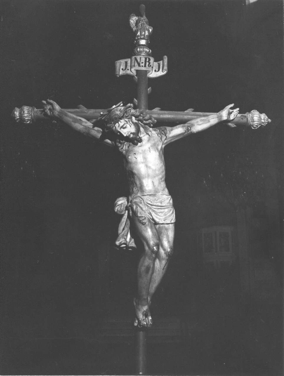 Cristo crocifisso (scultura, opera isolata) - bottega italiana (fine/inizio secc. XVIII/ XIX)