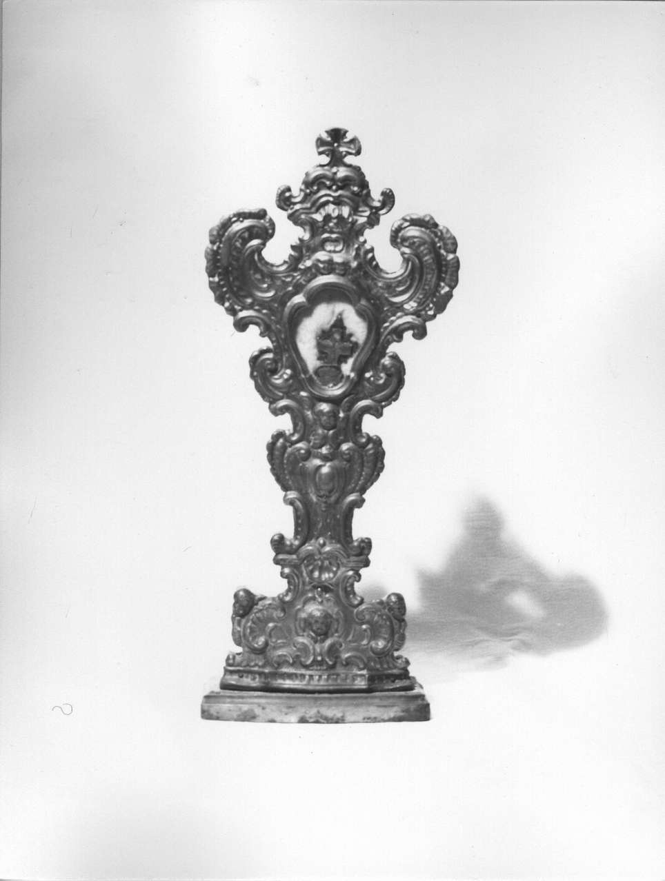 reliquiario - a ostensorio, opera isolata - bottega ligure (fine/inizio secc. XVIII/ XIX)