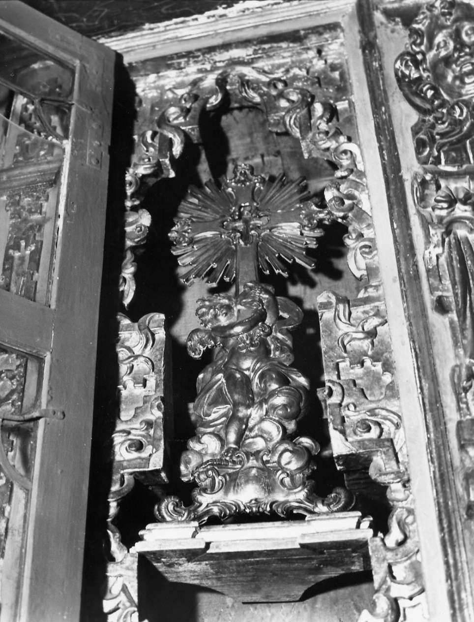 reliquiario - a ostensorio, opera isolata - bottega ligure (prima metà sec. XVIII)