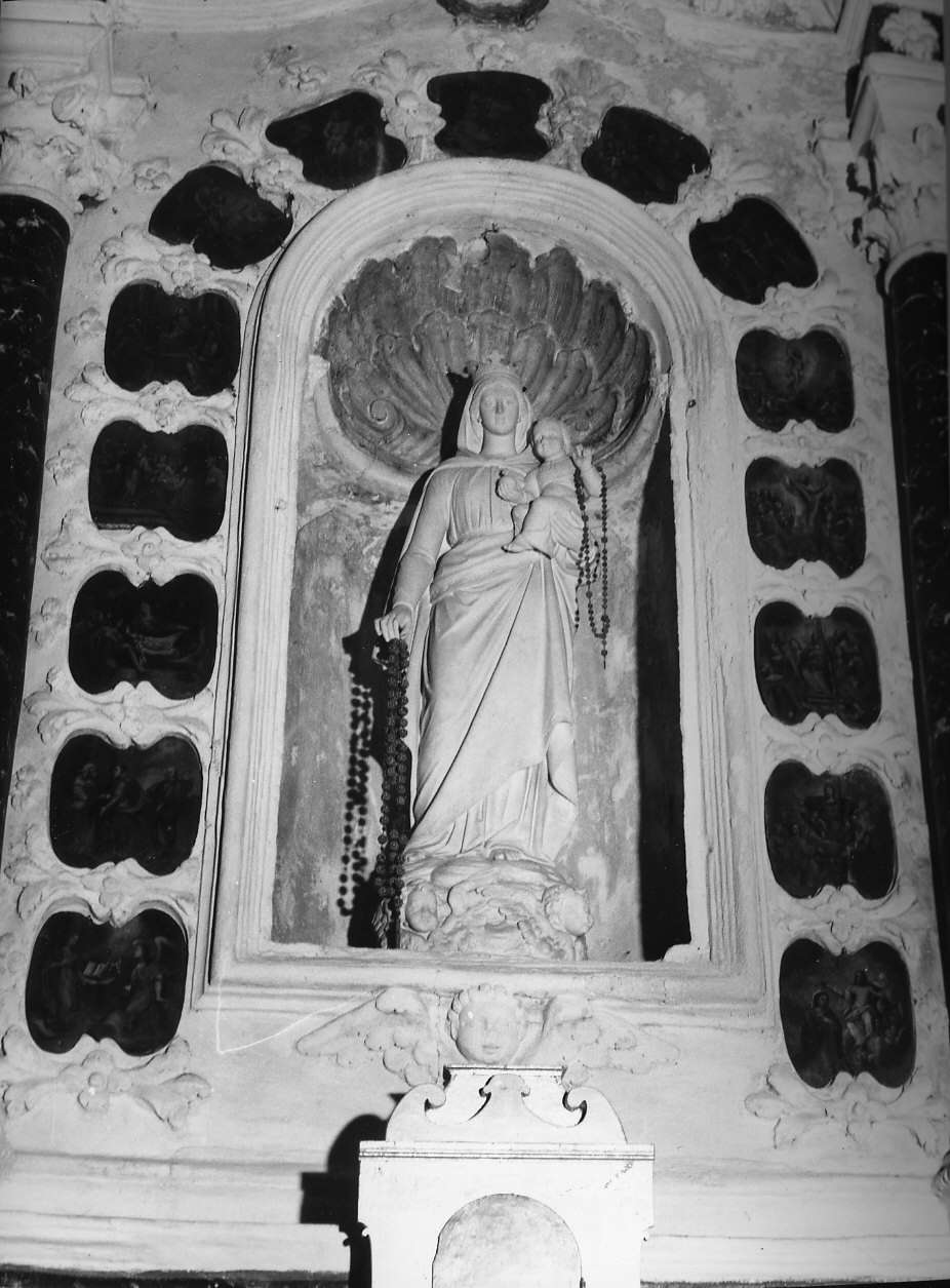 Madonna del Rosario (statua, opera isolata) - ambito italiano (sec. XIX)