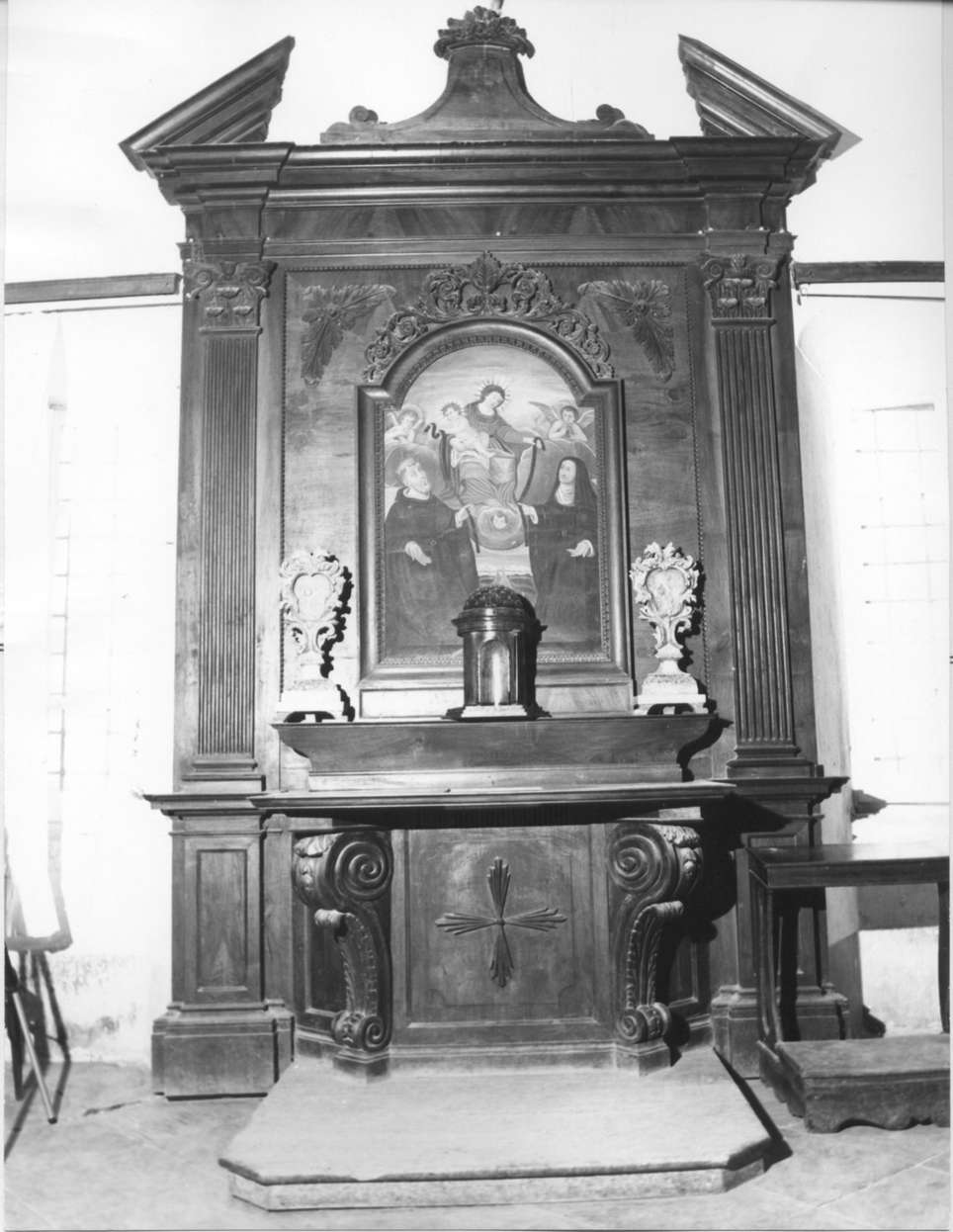 motivi decorativi architettonici (altare, insieme) - manifattura ligure (sec. XVII)