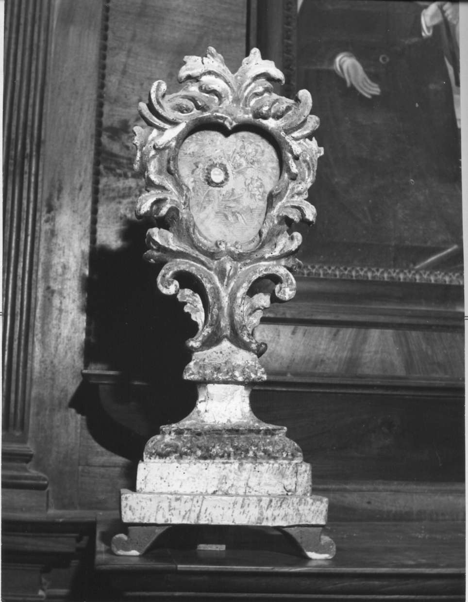 motivi decorativi vegetali (reliquiario a teca, coppia) - manifattura ligure (sec. XVII)