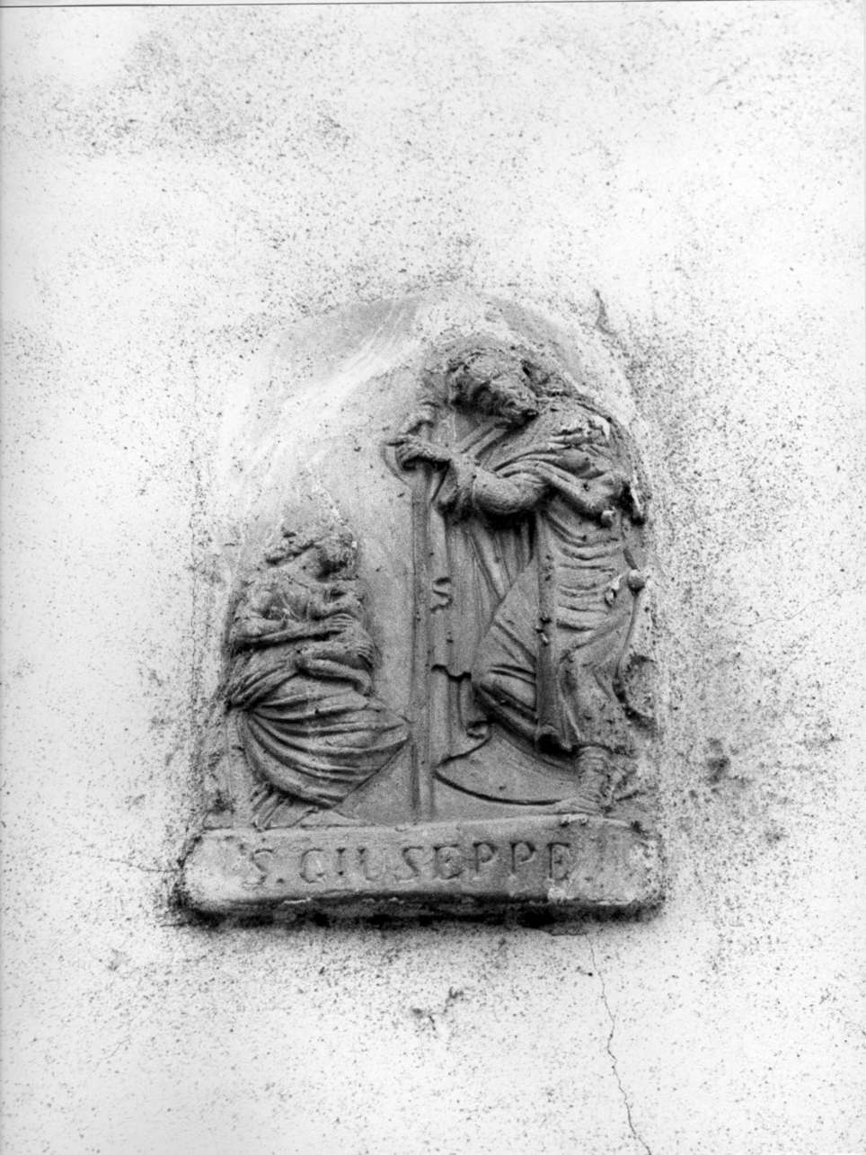 Sacra Famiglia (rilievo, opera isolata) - bottega italiana (sec. XVII)