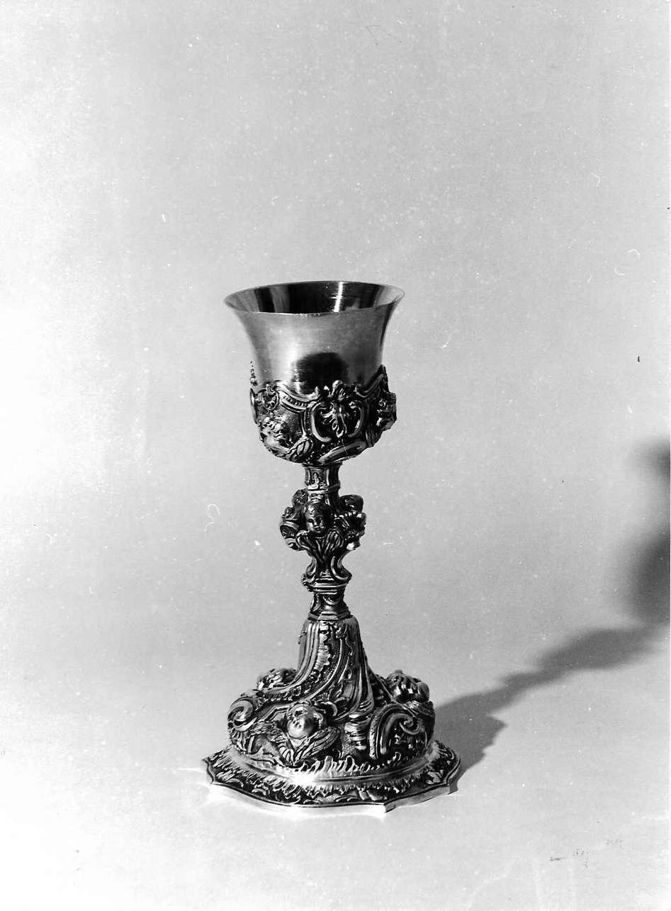 calice, opera isolata - bottega ligure (terzo quarto sec. XVIII)