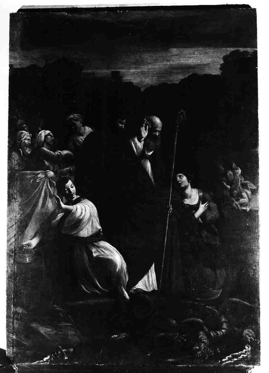 Santo (dipinto, opera isolata) di Merisi Michelangelo detto Caravaggio (maniera) (sec. XVII)