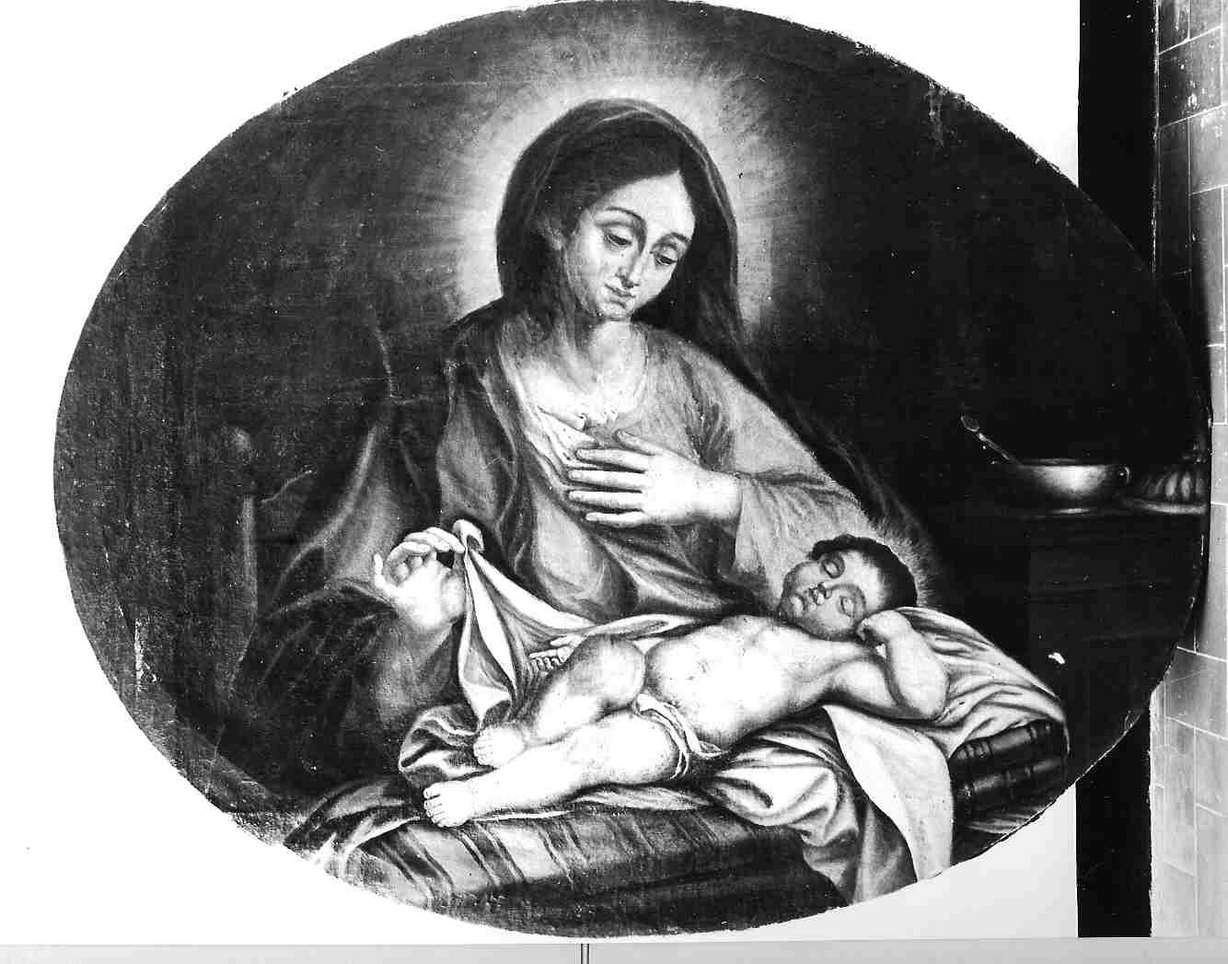 Madonna con Bambino (dipinto, opera isolata) - ambito italiano (sec. XVIII)
