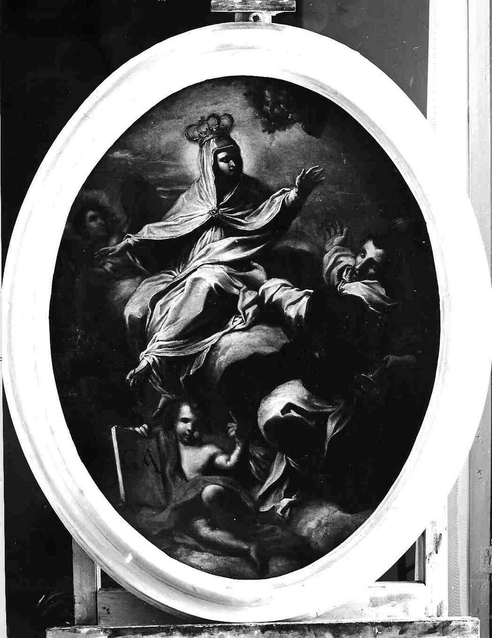 Madonna della Misericordia (dipinto, pendant) - ambito ligure (seconda metà sec. XVII)