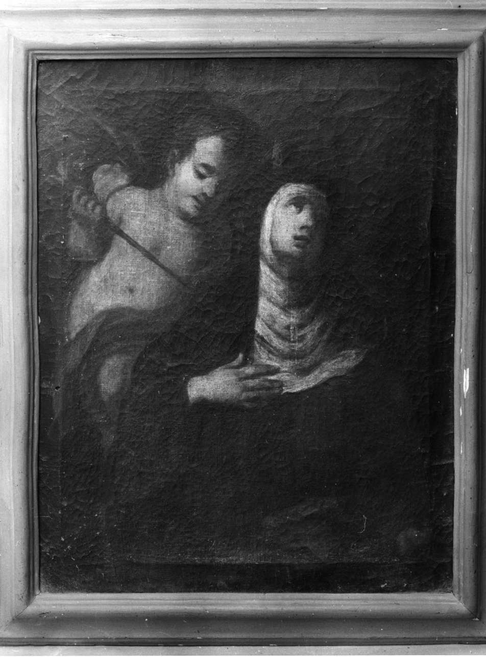 Santa in estasi mistica (dipinto, opera isolata) - ambito ligure (sec. XVIII)