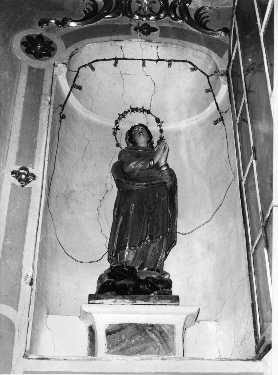 Immacolata Concezione (scultura, opera isolata) - bottega italiana (sec. XIX)