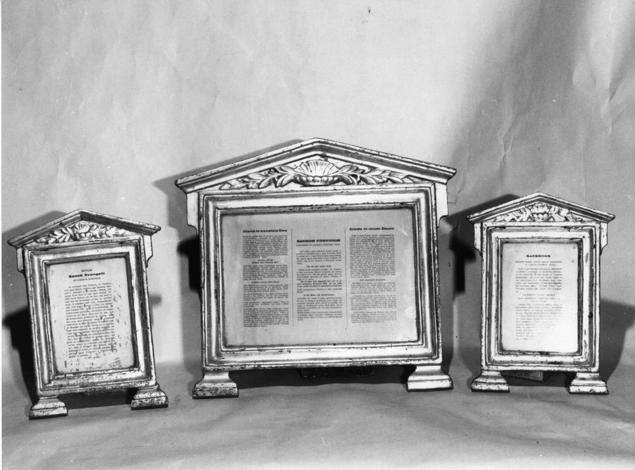 motivi decorativi architettonici (servizio di cartagloria, insieme) - bottega ligure (prima metà sec. XIX)