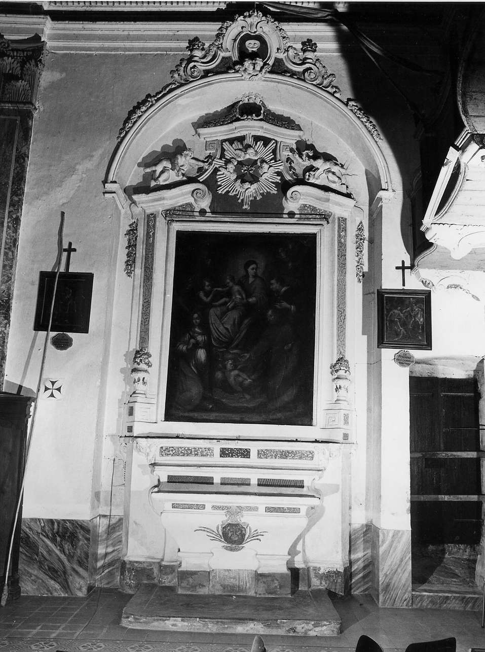 altare, opera isolata - bottega italiana (sec. XVIII)