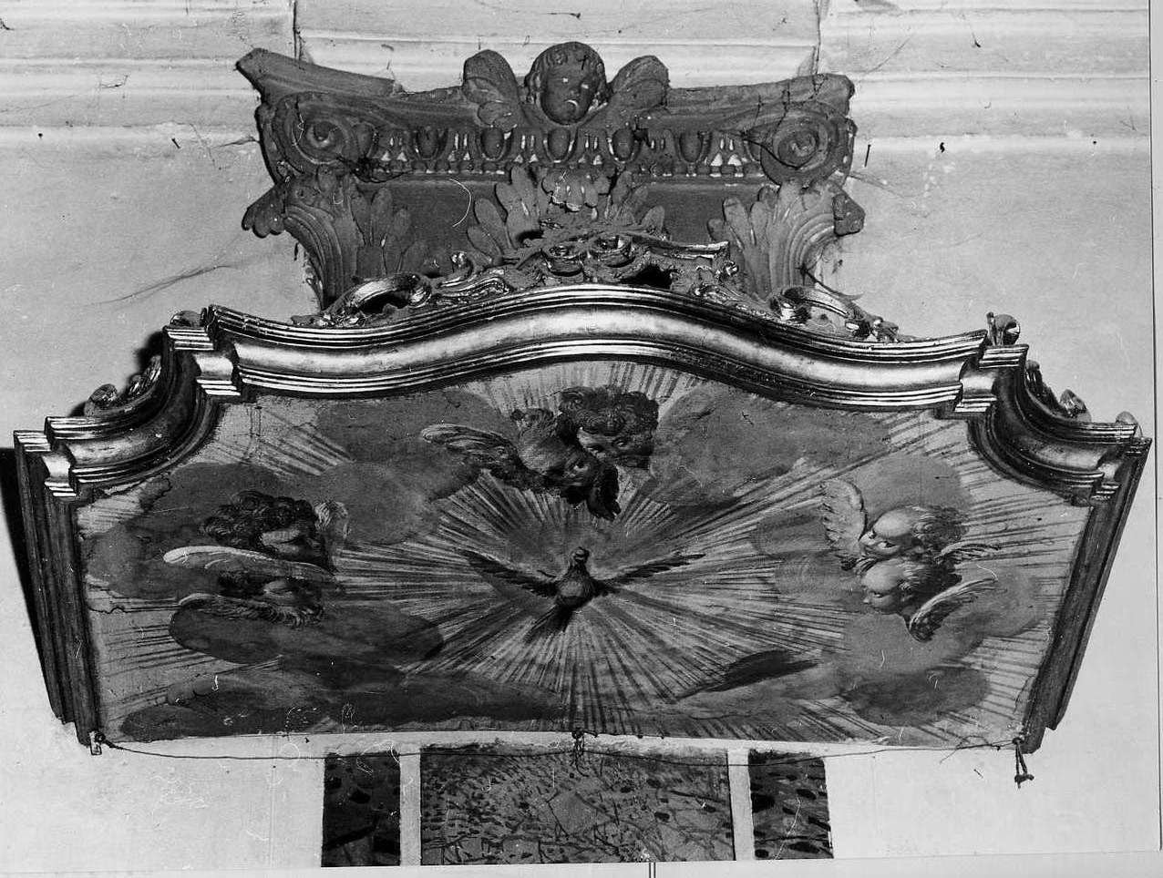 baldacchino, opera isolata - bottega ligure (sec. XVIII)