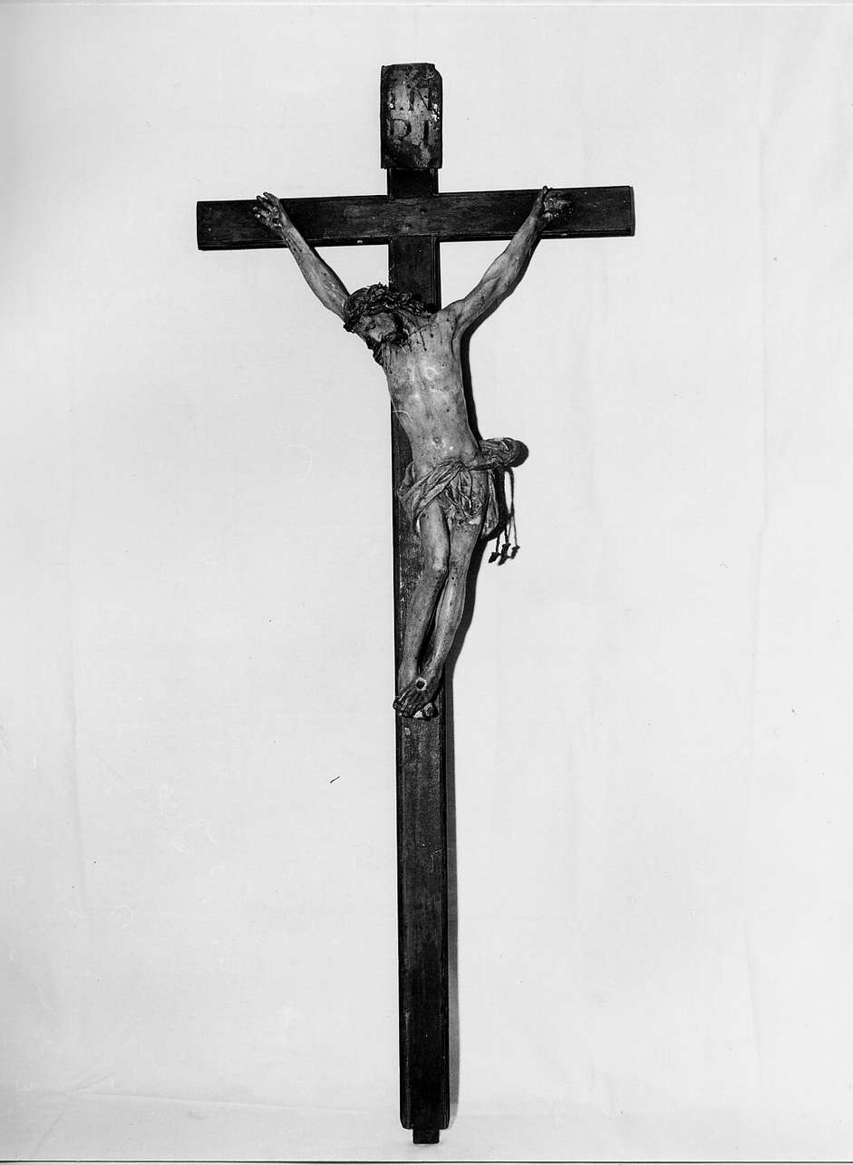 Cristo crocifisso (crocifisso, opera isolata) - bottega ligure (sec. XVIII)