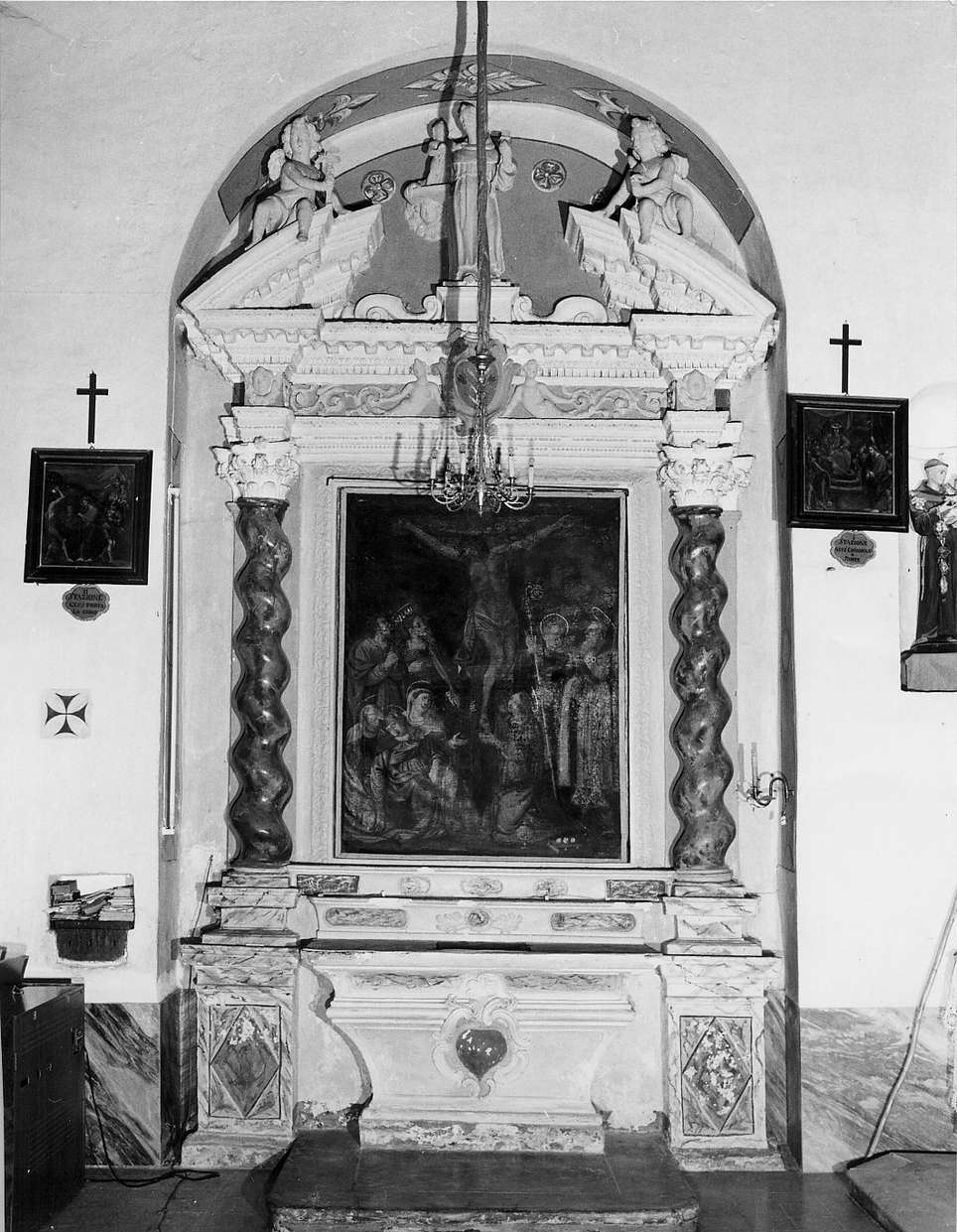 altare, opera isolata - bottega italiana (sec. XVIII)