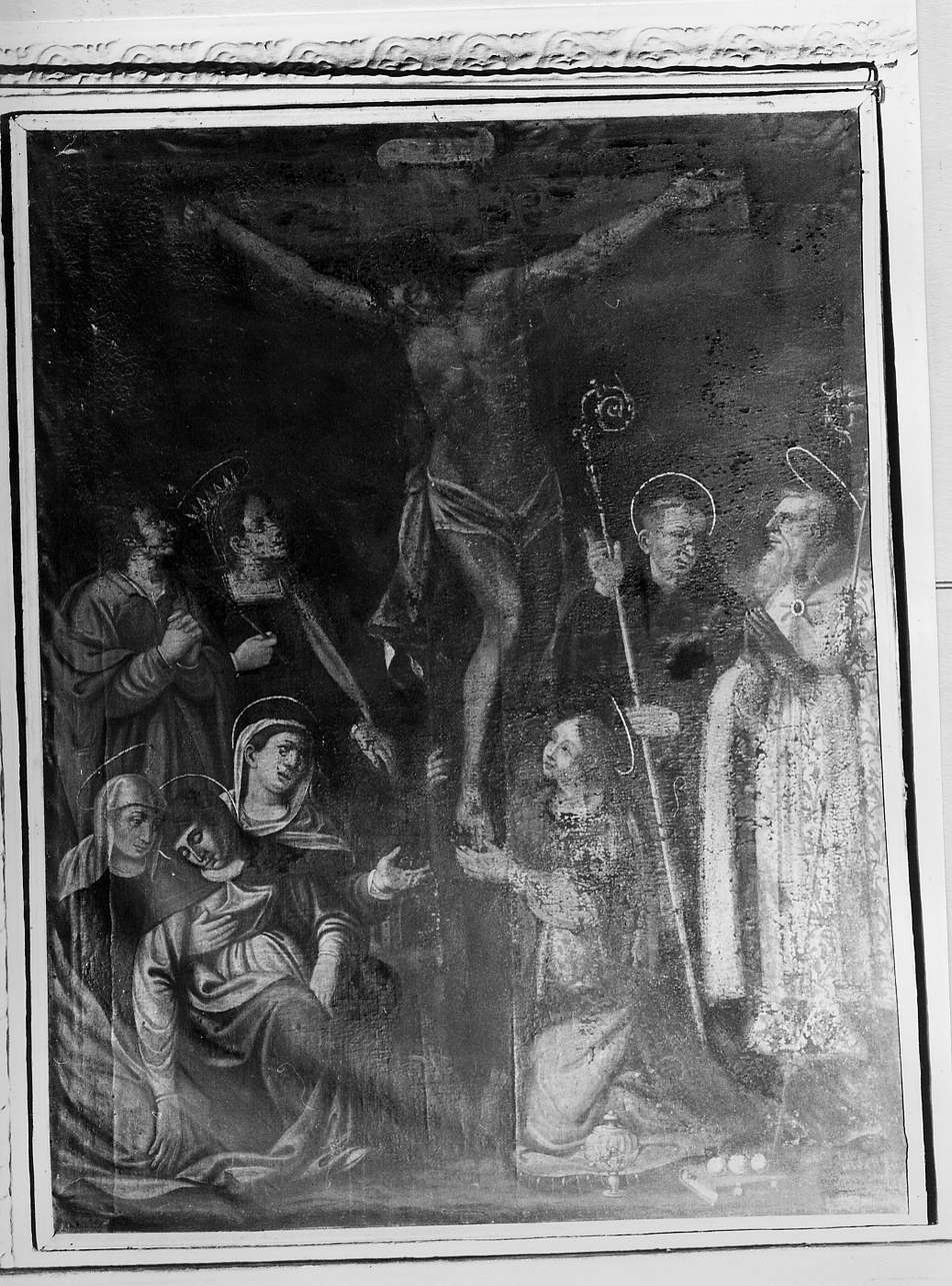 Cristo crocifisso (dipinto, opera isolata) - bottega italiana (sec. XVII)