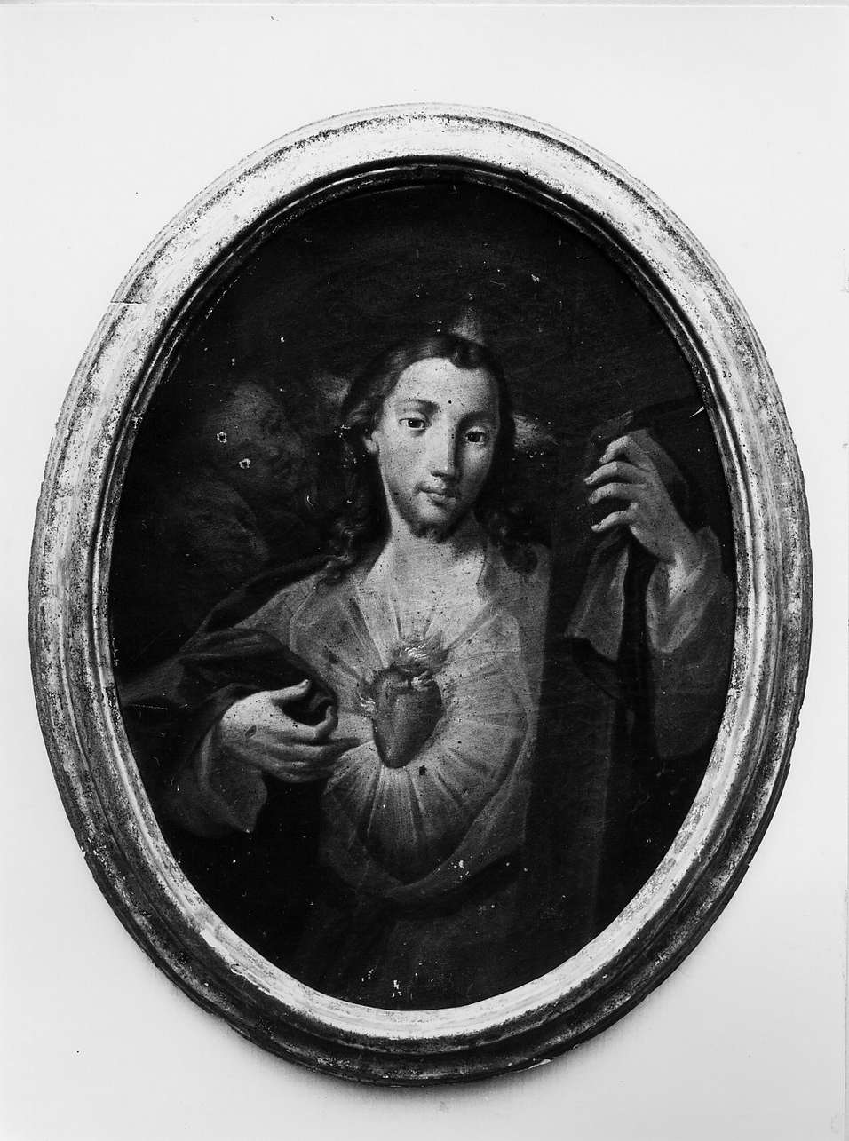 Sacro Cuore di Gesù (dipinto, opera isolata) - ambito italiano (sec. XIX)
