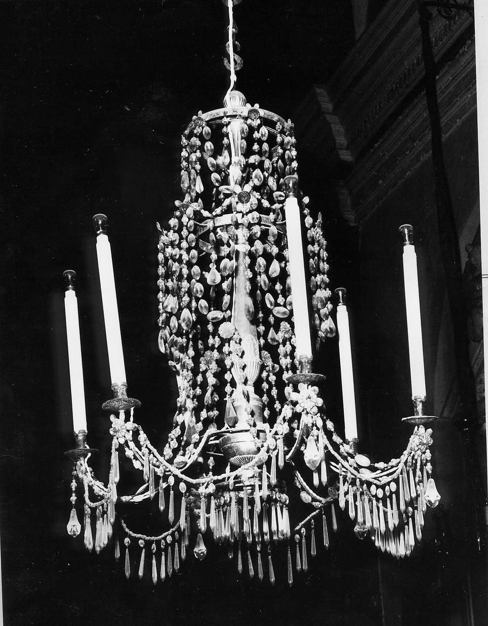 lampadario, opera isolata - bottega ligure (sec. XVIII)