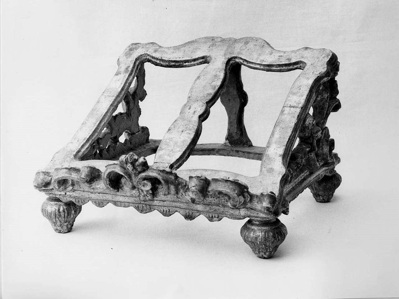 leggio, opera isolata - bottega ligure (fine/inizio secc. XVII/ XVIII)