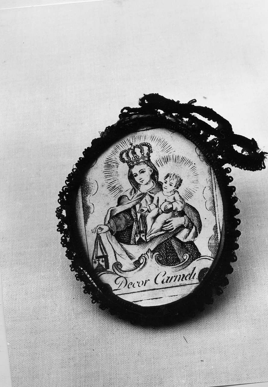 Agnus Dei/ Madonna con Bambino (Agnus Dei, opera isolata) - bottega romana (sec. XVIII)