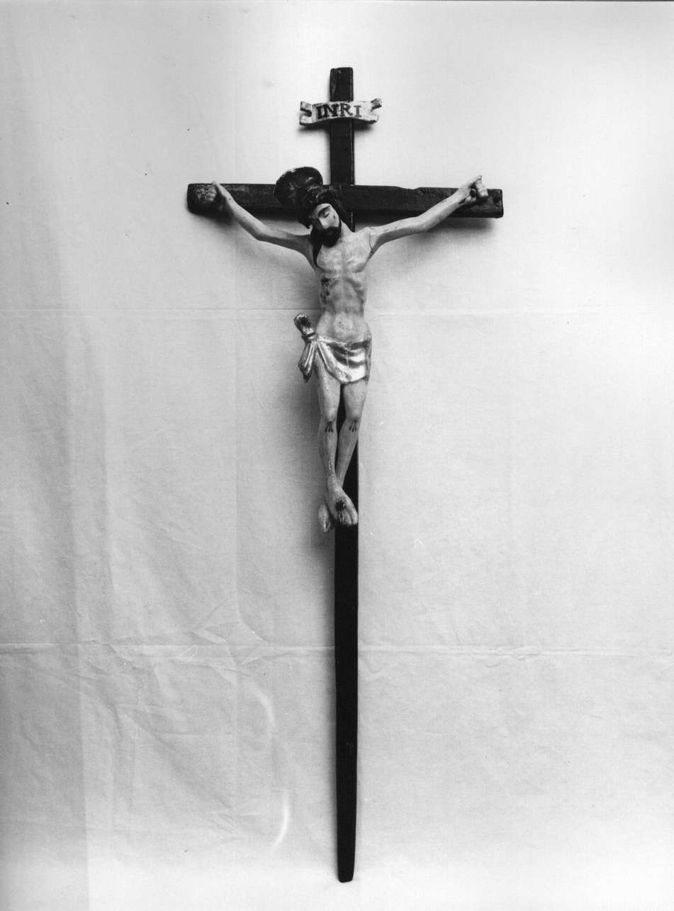 Cristo crocifisso (scultura, opera isolata) - bottega ligure (inizio sec. XIX)