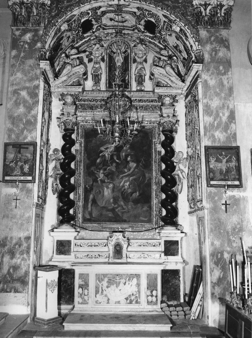 altare, insieme - bottega ligure (sec. XVIII)