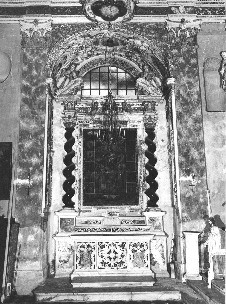 altare, elemento d'insieme - bottega ligure (seconda metà sec. XVIII, sec. XVIII)