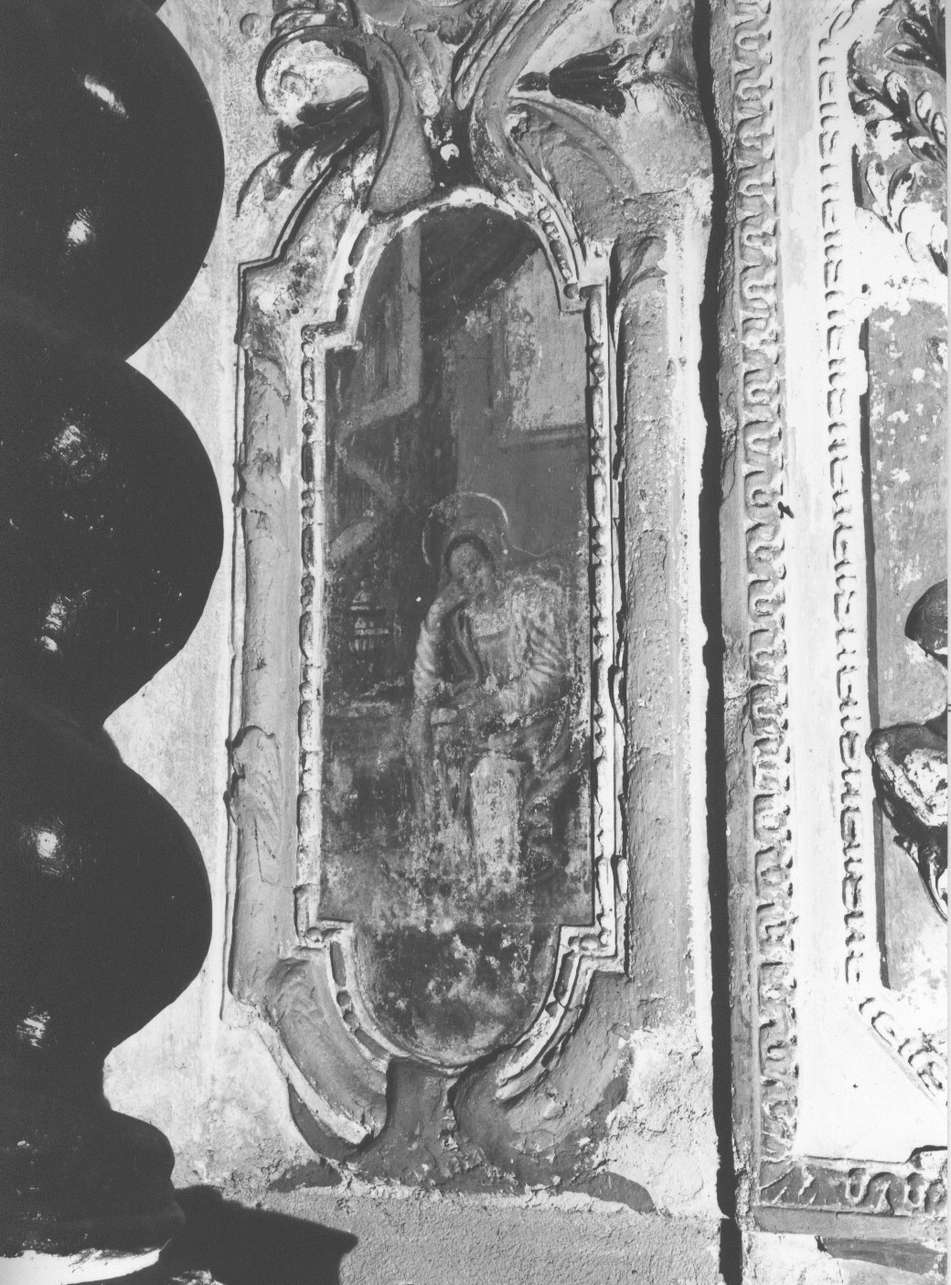 Madonna dell'Apocalisse/ presentazione di Maria Vergine al tempio/ Madonna Assunta con angeli/ Annunciazione/ Madonna orante (dipinto, elemento d'insieme) - bottega ligure (fine sec. XVIII)