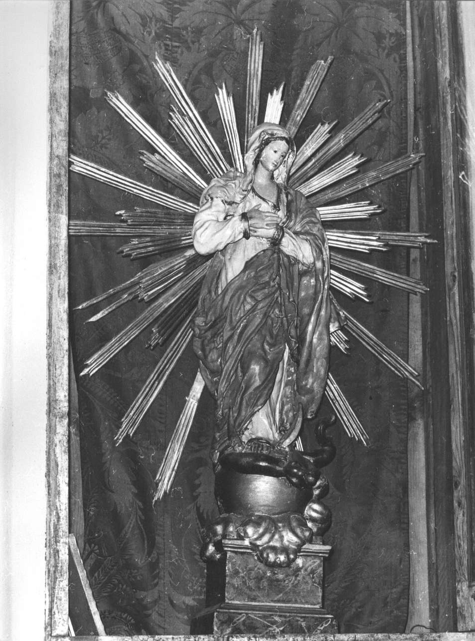 Immacolata Concezione (statua, opera isolata) - bottega ligure (sec. XVIII)