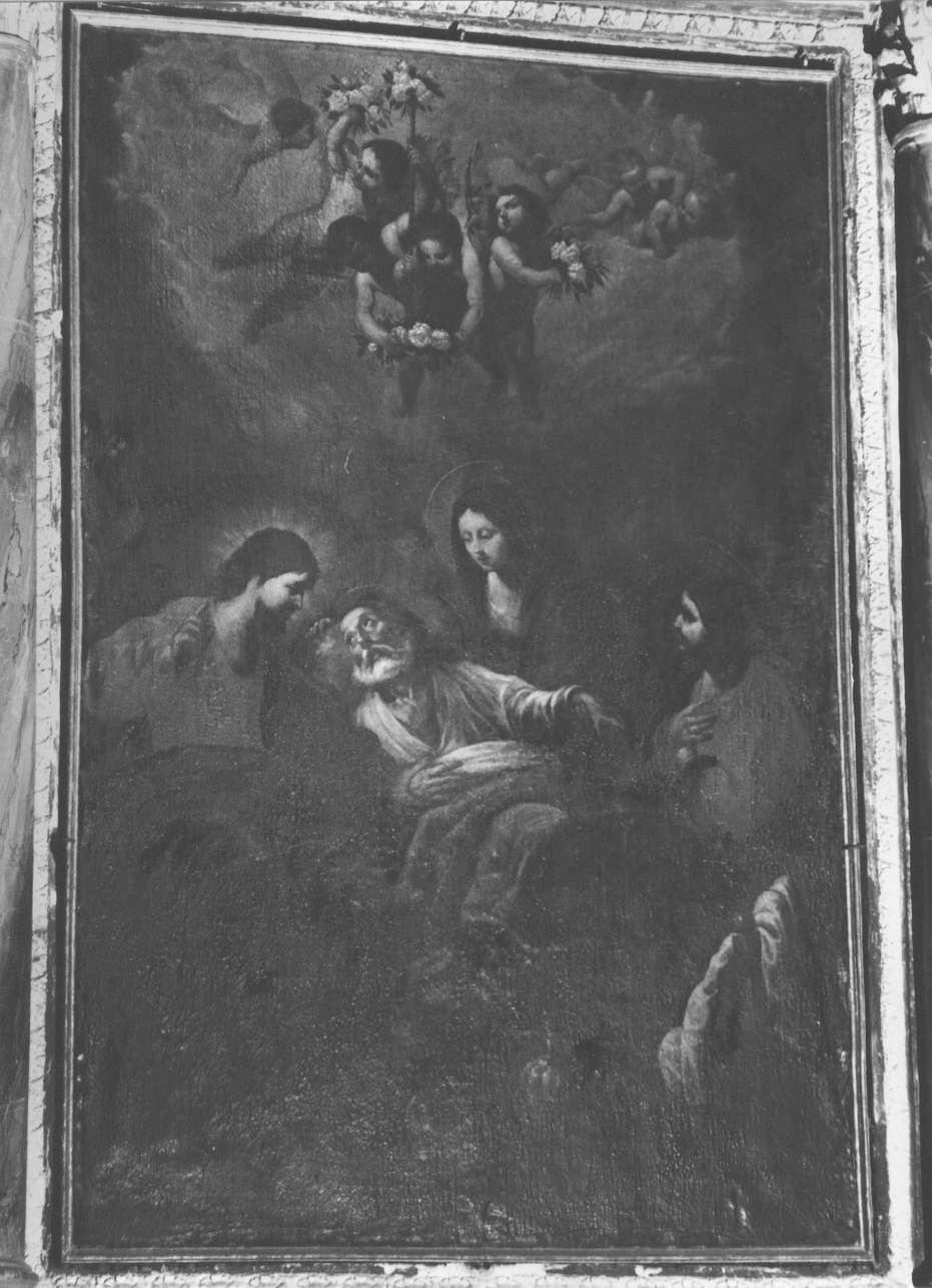 morte di San Giuseppe (dipinto, elemento d'insieme) - ambito genovese (sec. XVII)