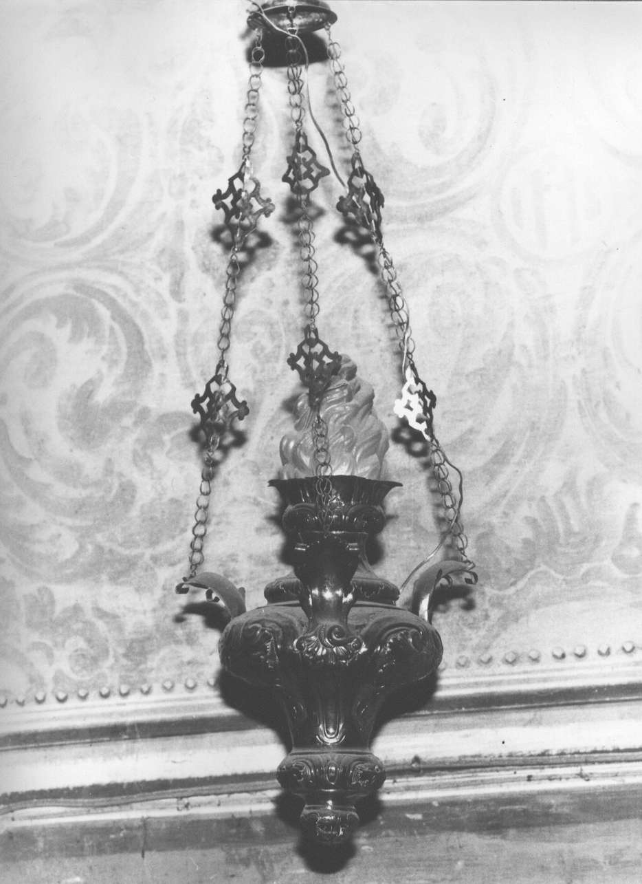 lampada pensile, coppia - bottega ligure (sec. XVIII)