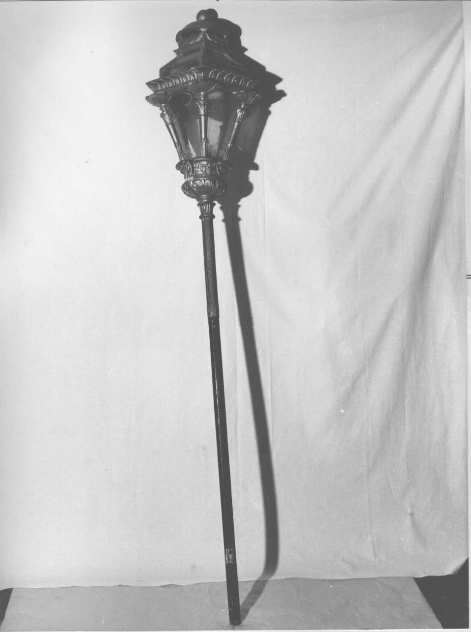 lanterna processionale, coppia - bottega ligure (inizio sec. XIX)