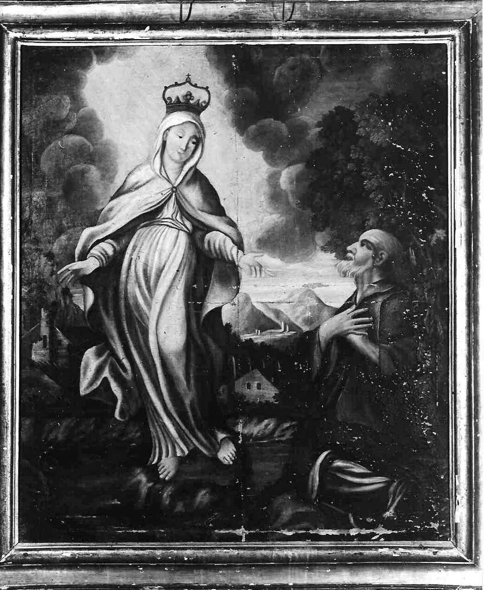 Madonna della Misericordia (dipinto, opera isolata) di Grana Virginio (sec. XIX)