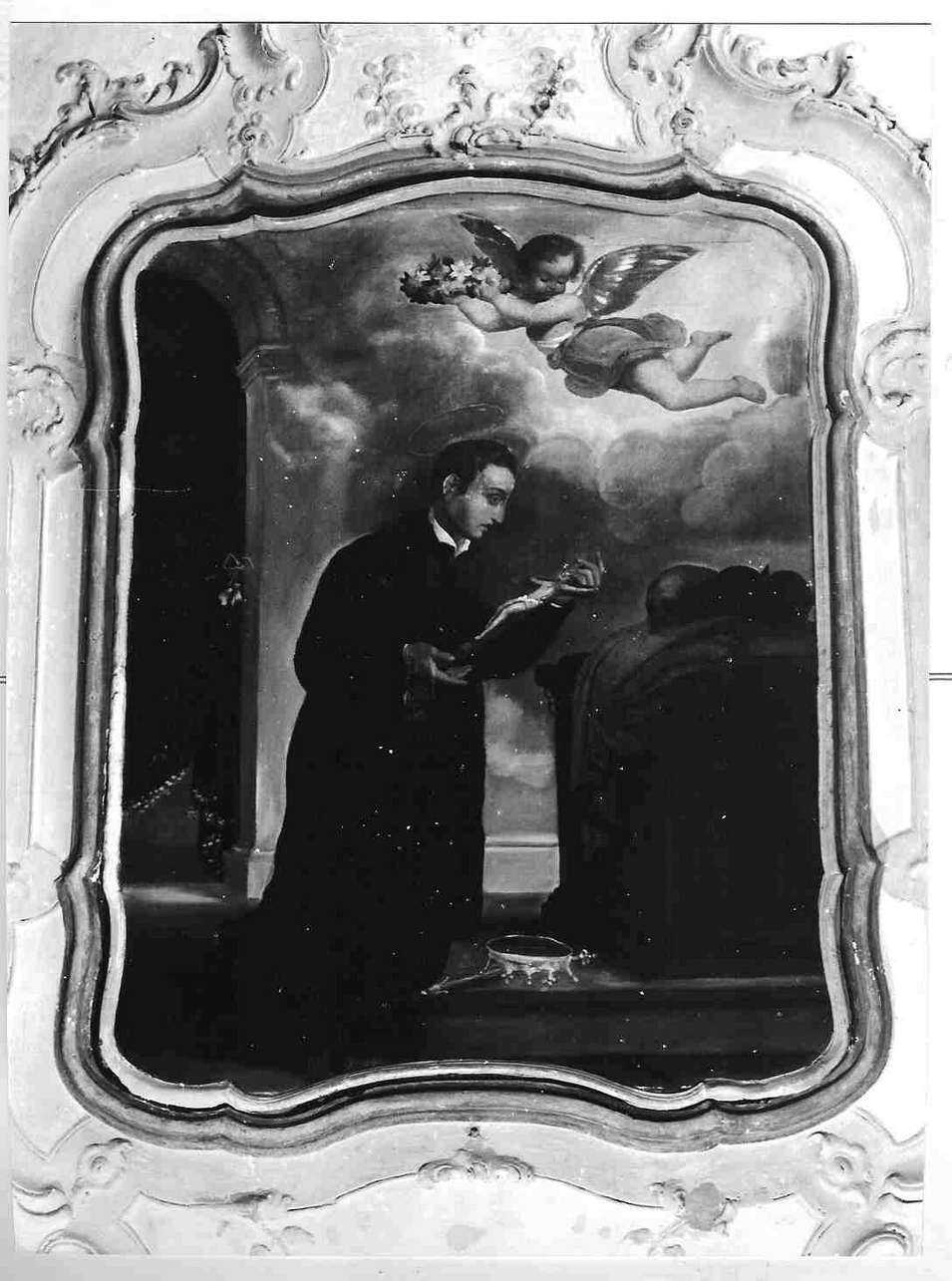 San Luigi Gonzaga (dipinto, elemento d'insieme) - ambito italiano (secc. XVIII/ XIX)