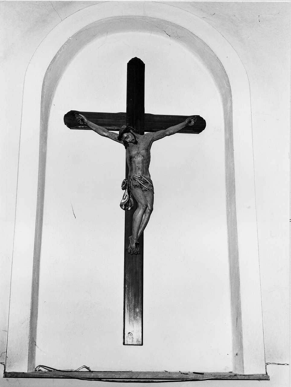 Cristo crocifisso (crocifisso, opera isolata) - bottega ligure (secc. XVII/ XVIII)