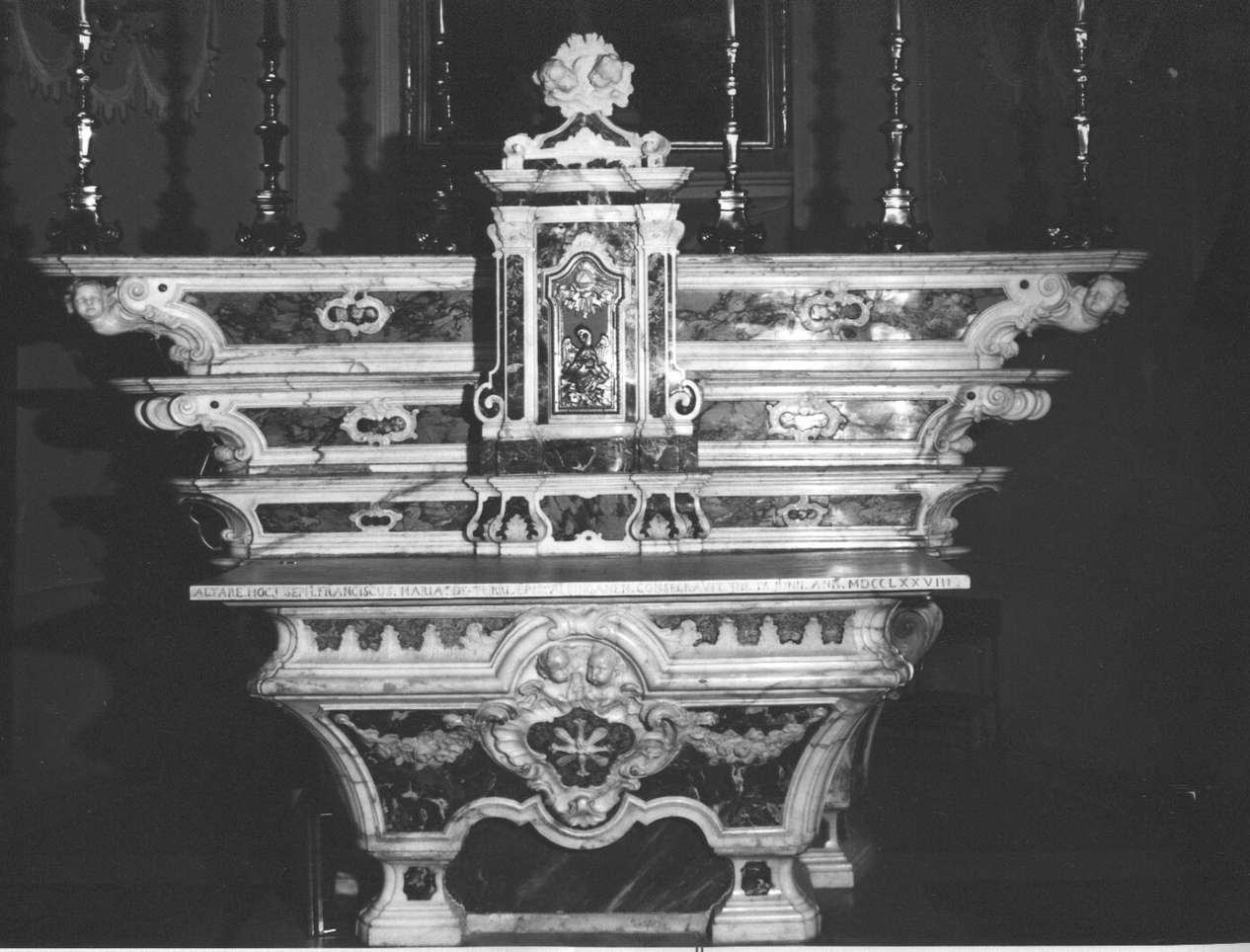 altare, opera isolata - bottega ligure (sec. XVIII)