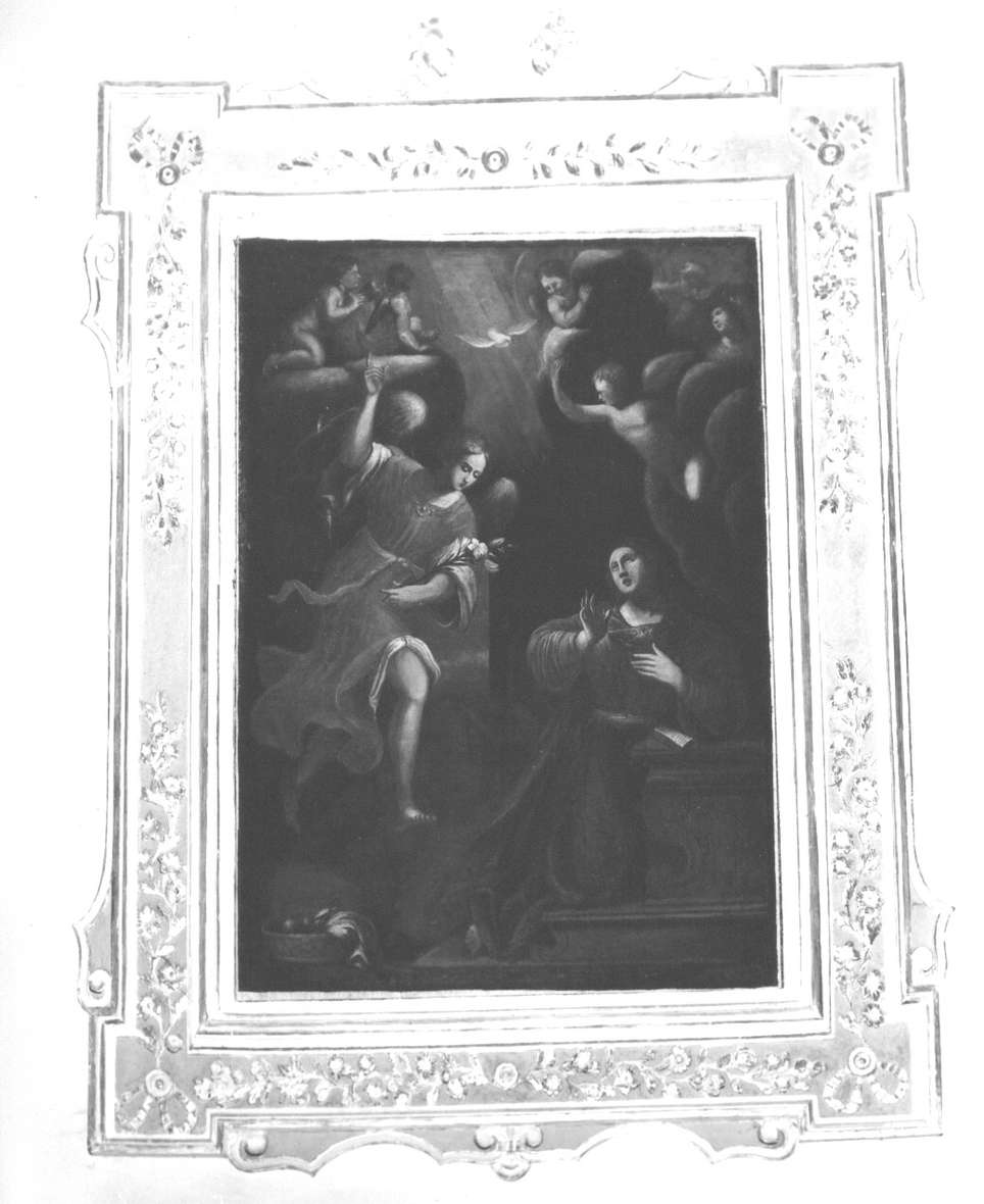 Annunciazione (dipinto, opera isolata) - bottega ligure (sec. XVII)