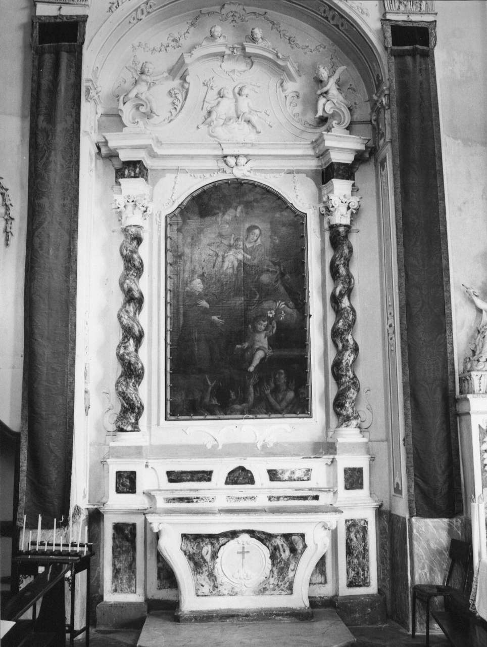 altare, elemento d'insieme - bottega ligure (sec. XVIII)