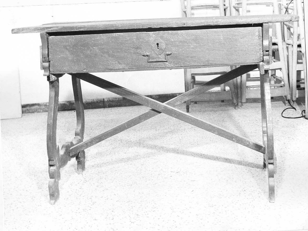 tavolo - a lira, opera isolata - bottega ligure (sec. XIX)