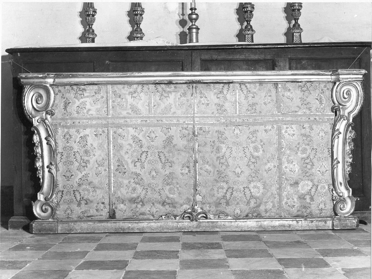 cornice di paliotto, elemento d'insieme - bottega genovese (sec. XVIII)