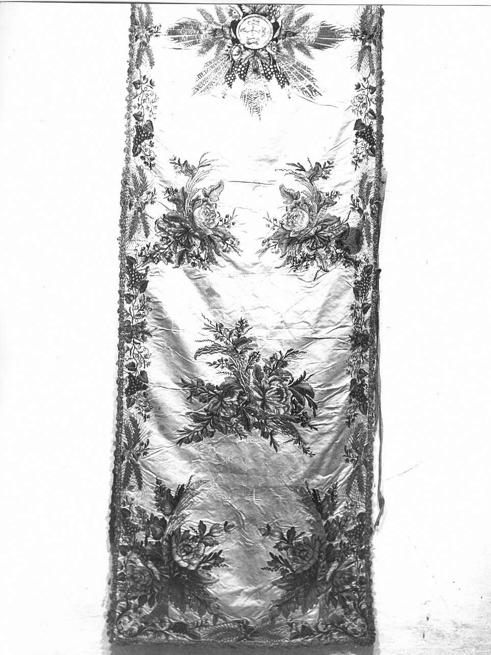 velo omerale, opera isolata - manifattura ligure (sec. XVIII)