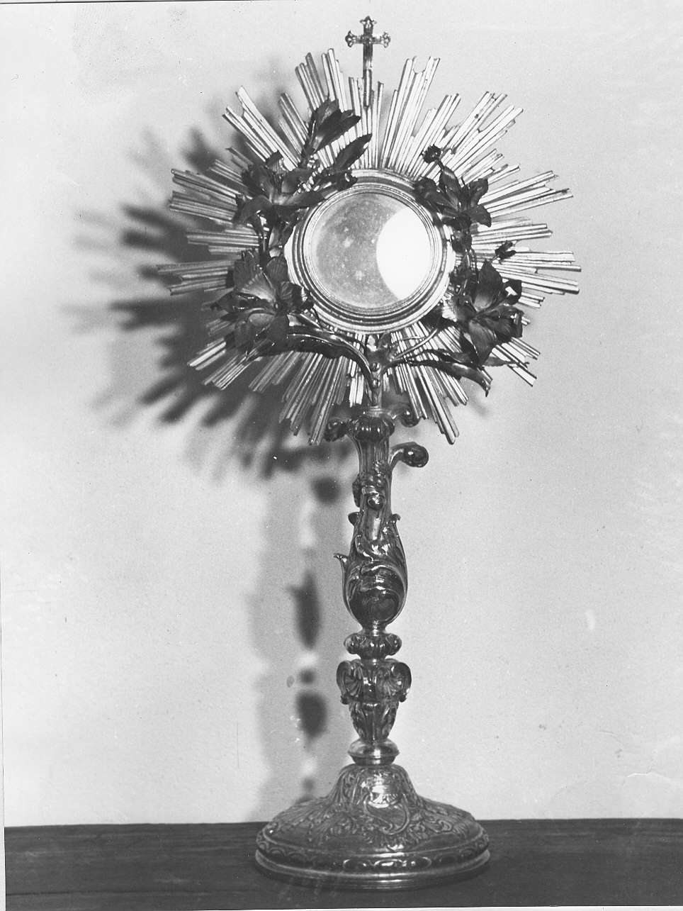 ostensorio - a raggiera, opera isolata - bottega ligure (sec. XVIII)