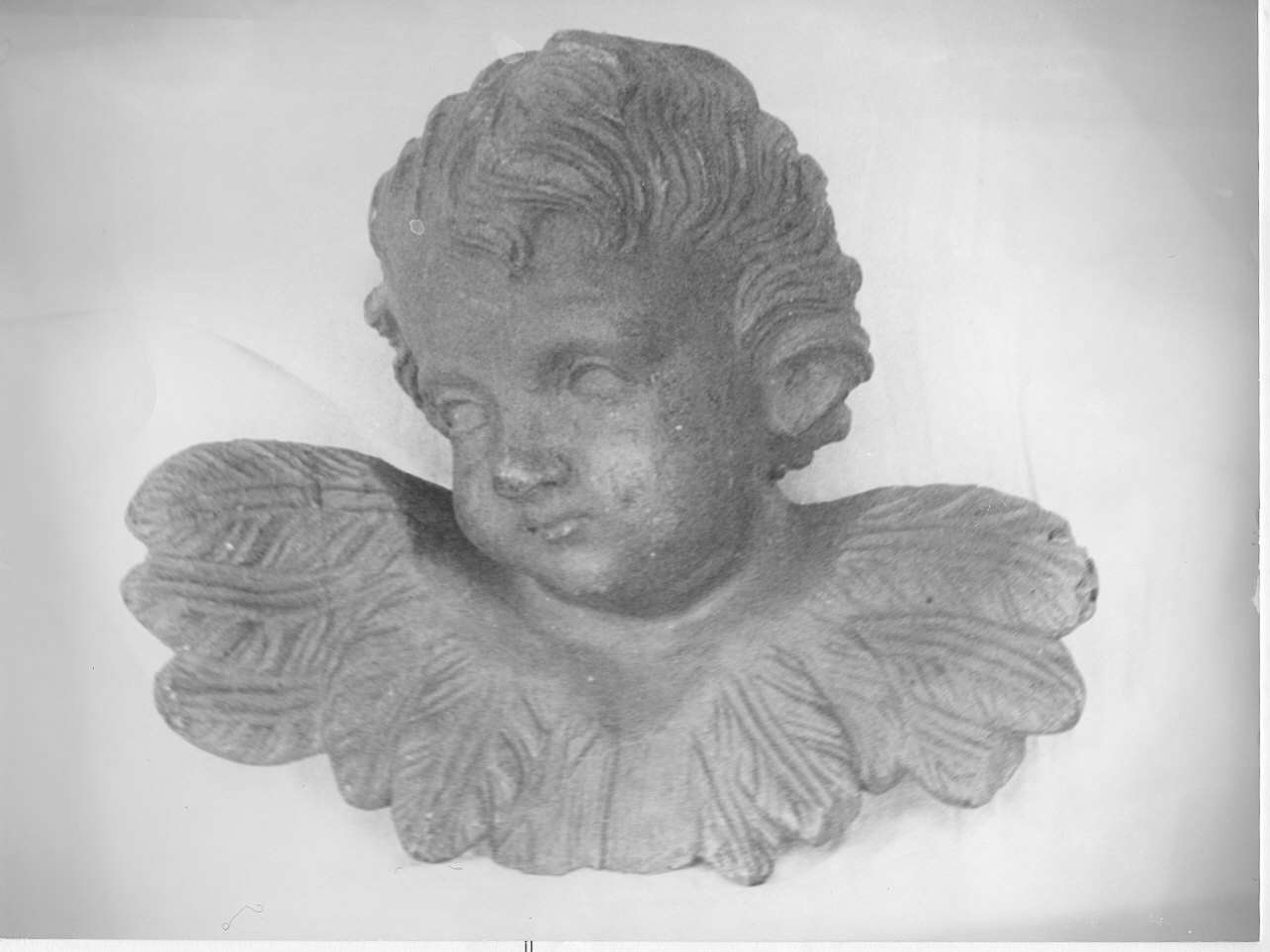 testa alata (scultura, serie) - bottega ligure (sec. XIX)