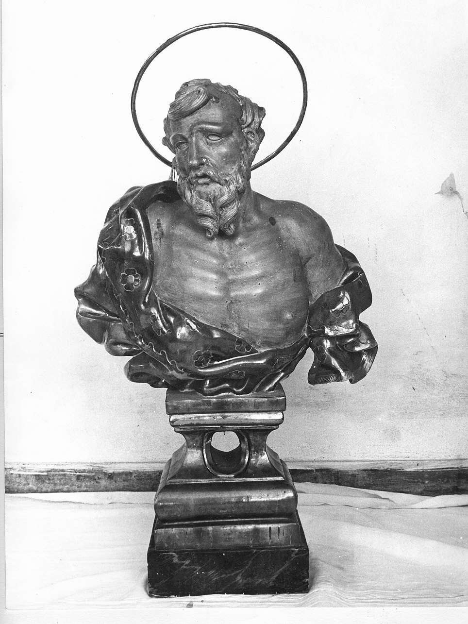 Santo (reliquiario - a busto, opera isolata) - bottega ligure (sec. XVII)